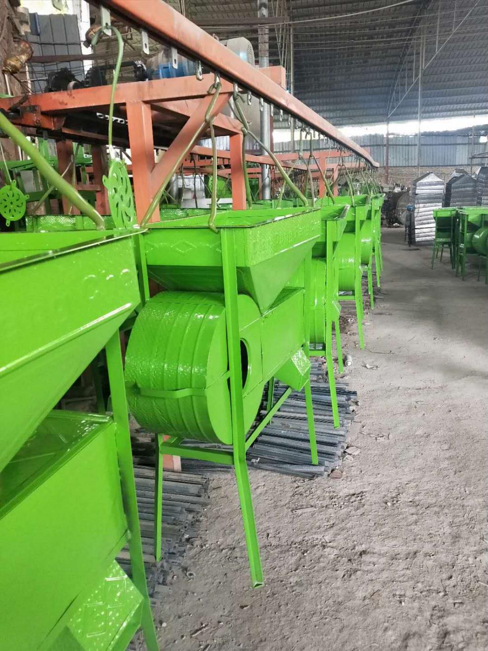 家用电动风车粮食风选机风谷机农用小麦清粮机电风车小型扬场机 绿色