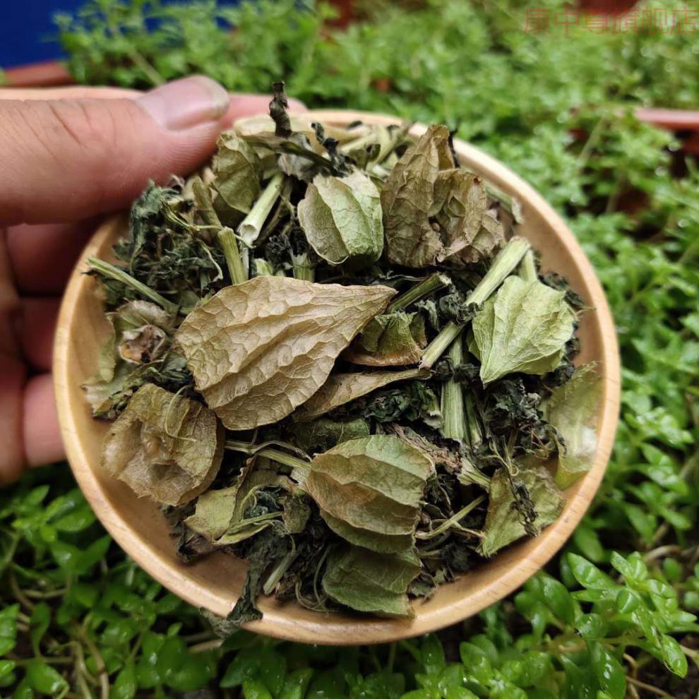中药原材也生灯笼草 打卜草 打额泡 天泡草 黄灯笼 黄姑娘250克康中尊