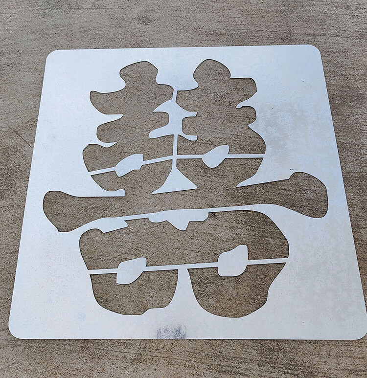 喷字模板定制镂空字喷漆刻字广告空心字消防管道有电危险字体模具