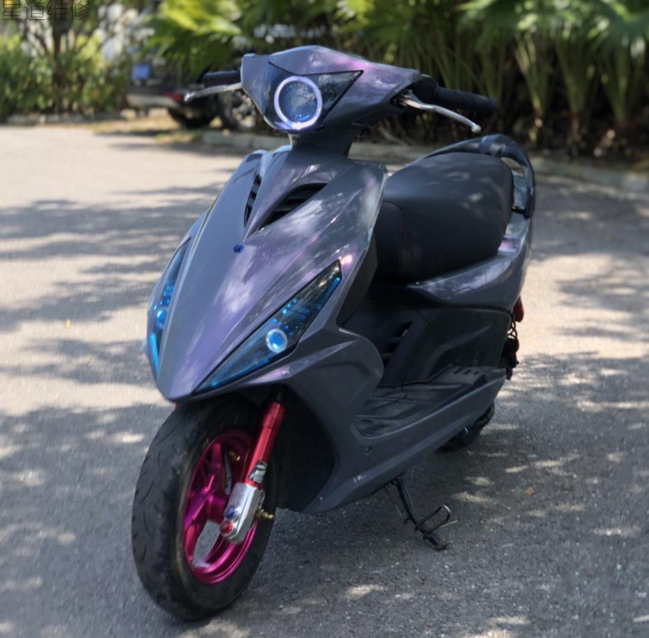 鬼火1代外壳全套车壳鬼一代gy6三阳德安诺诚电车摩托面板前围黑色白色