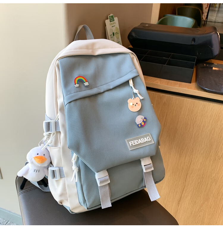 曼瑰(mangui)2022新款frii书包 书包女ins韩版高中小学生初中生森系