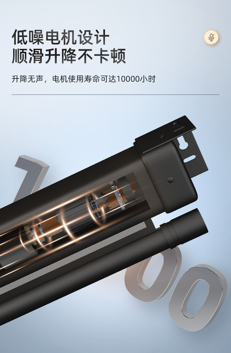 极米投影幕布电动纳米抗光84100120150寸家用壁挂高清语音智能电动