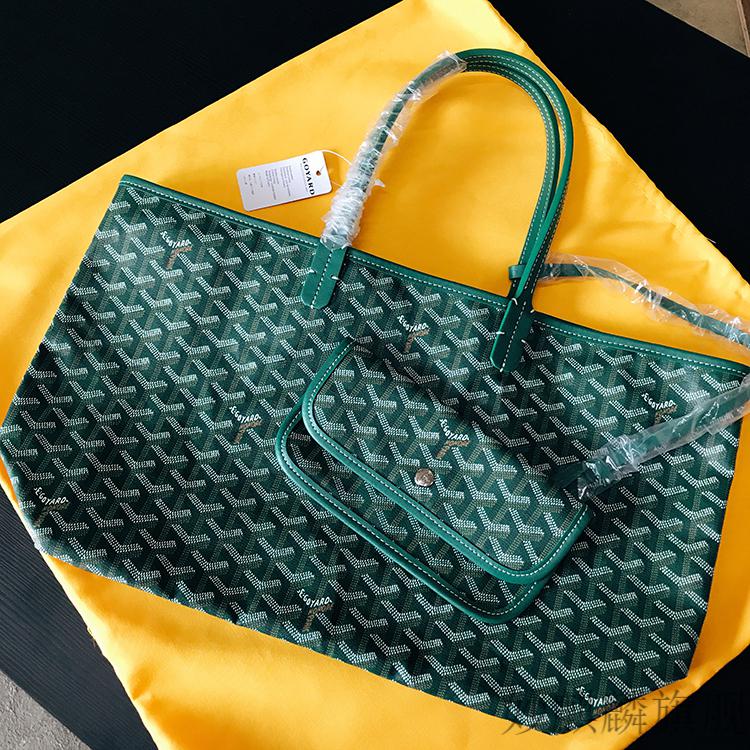 韩国狗牙包goyard托特包戈雅包mini菜篮子妈咪购物袋帆布手提超轻同