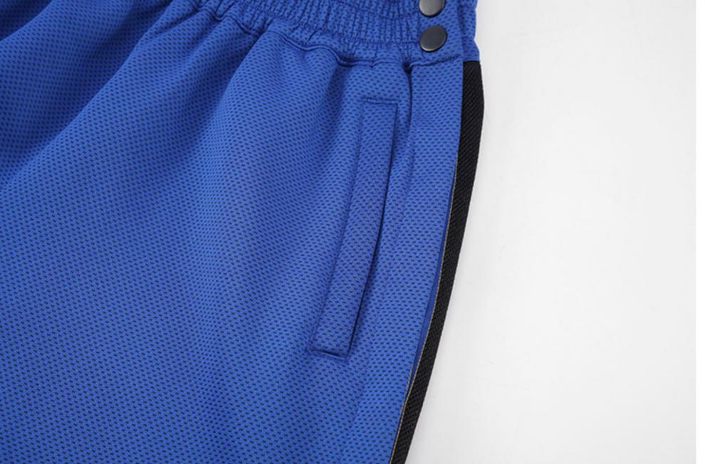 并力 湖人队开扣裤篮球全开排扣裤男运动长裤出场训练裤秋 1930勇s