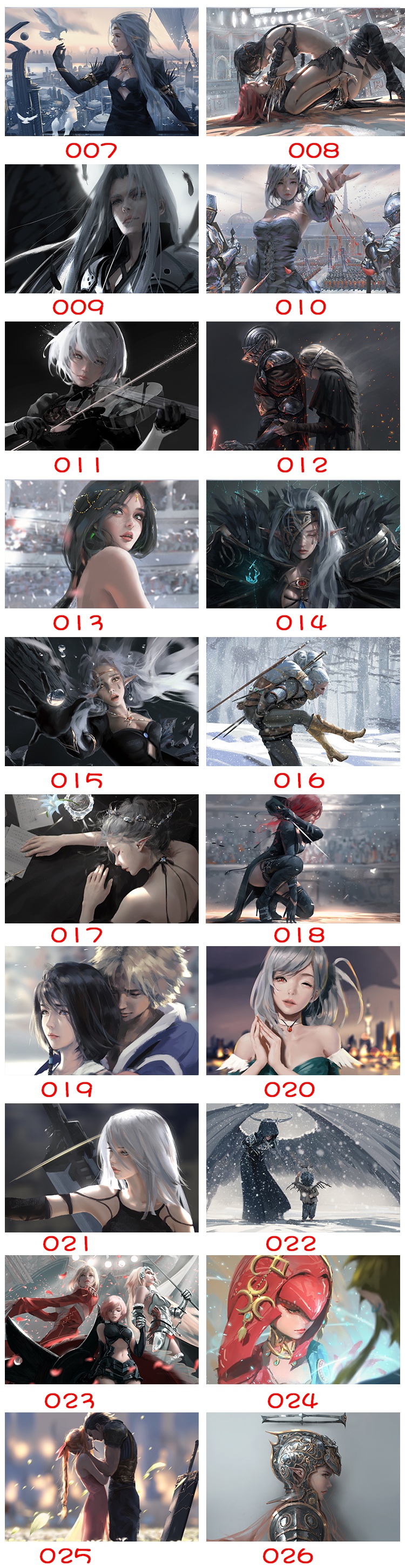 动漫二次元海琴烟风铃云娜卷轴海报挂画大礼物布画定制鬼刀j90x135