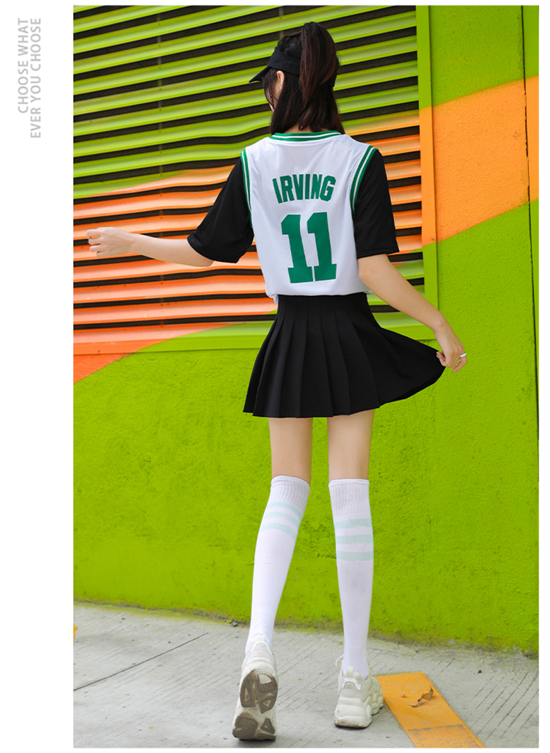 啦啦队队服2021韩版新款女团热舞拉拉队服装女成人足球装啦啦操演出服