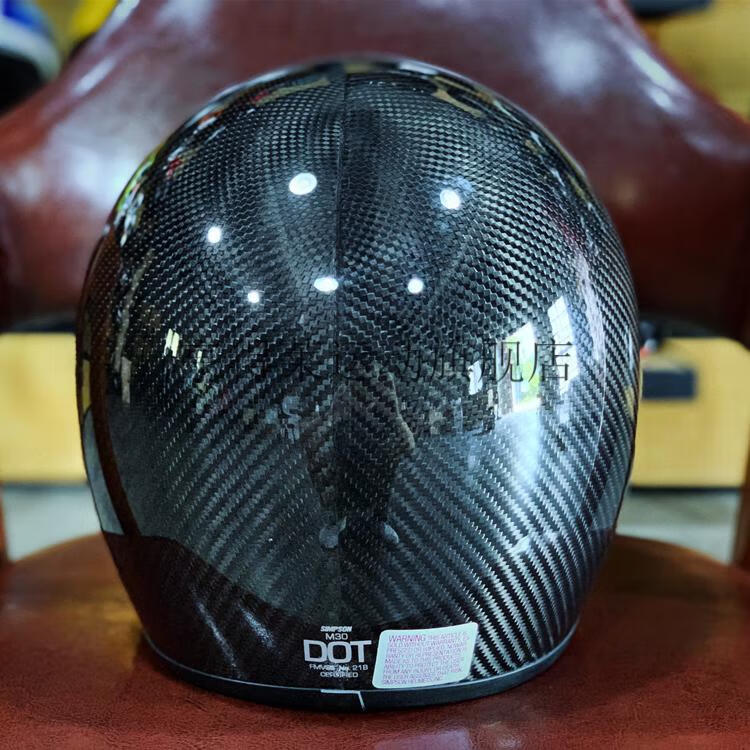 美国进口 辛普森头盔 现货辛普森simpson m30复古哈雷头盔印第安碳