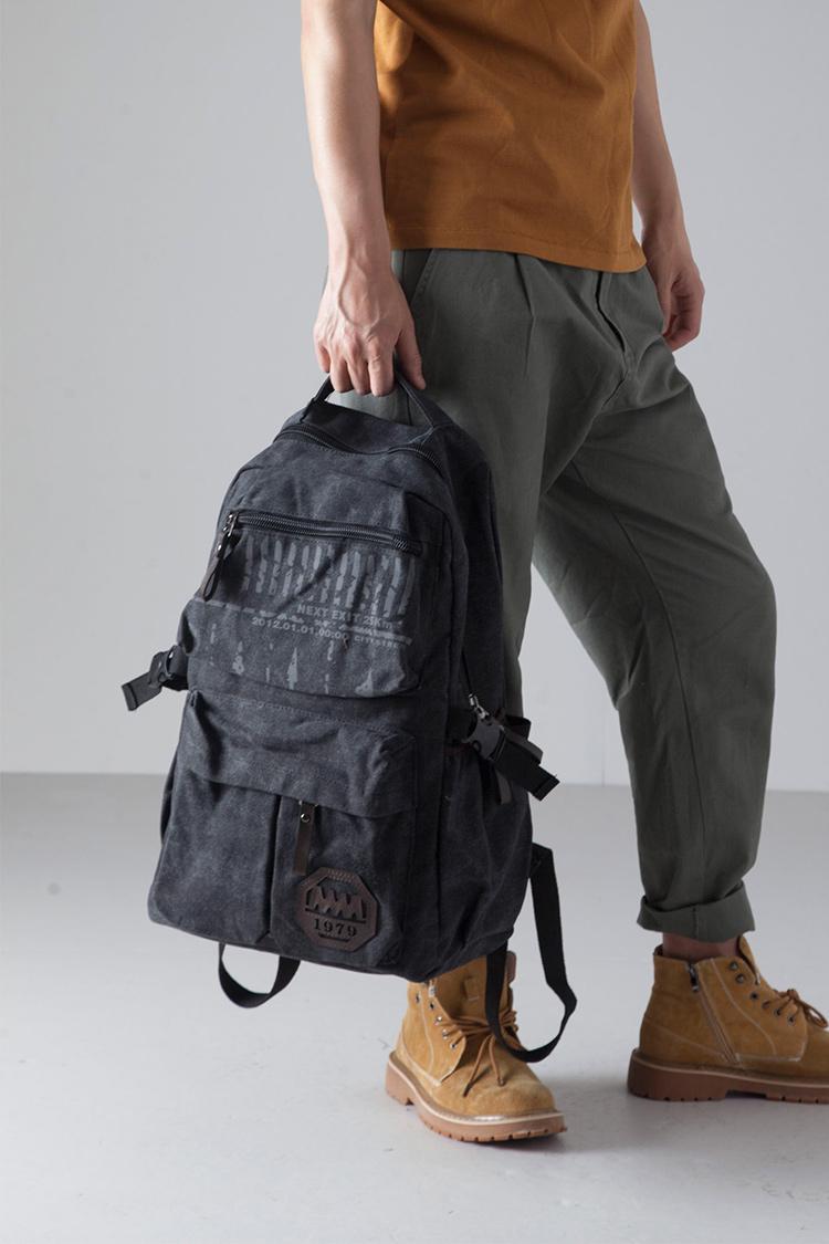 袋鼠同款特价捡漏旗舰官方店双肩包男女韩版休闲帆布背包大容量旅行包