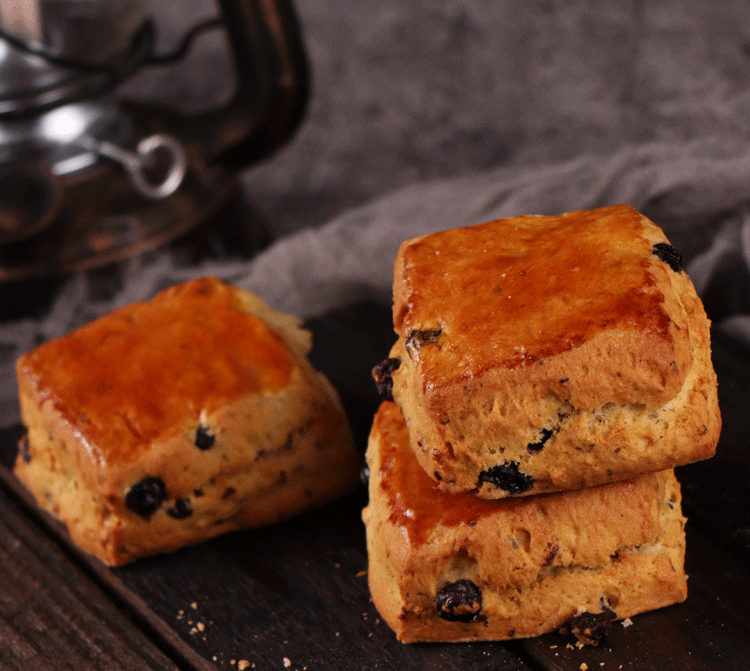清晨里 蓝莓司康饼英式手作糕点办公室下午茶休闲佐餐甜点零食 蓝莓
