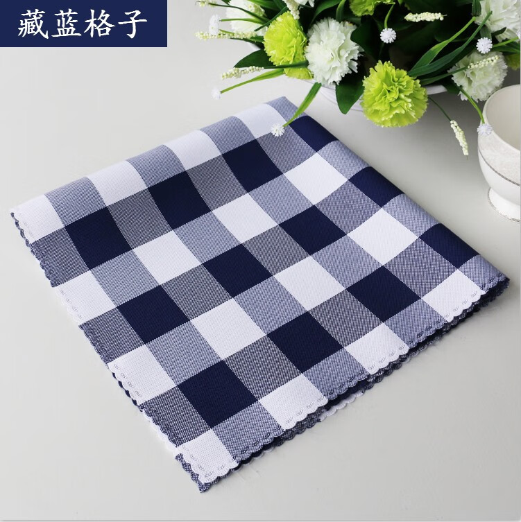 桌布罩酒店口布餐巾布擦杯布折花餐桌垫布口巾布方巾布定制新品粉红色