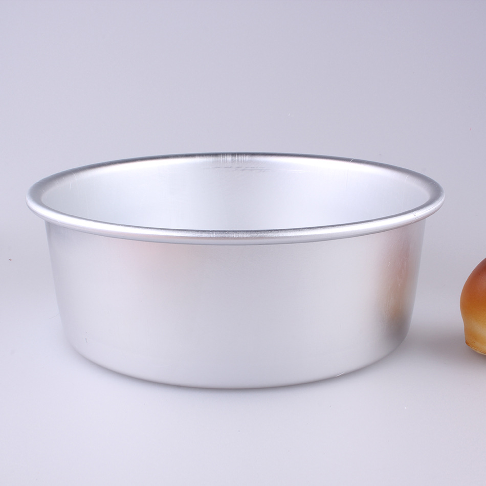 爱满屋(amw)烘焙模具 用具表面阳极处理铝合金圆形活底蛋糕模 8英寸