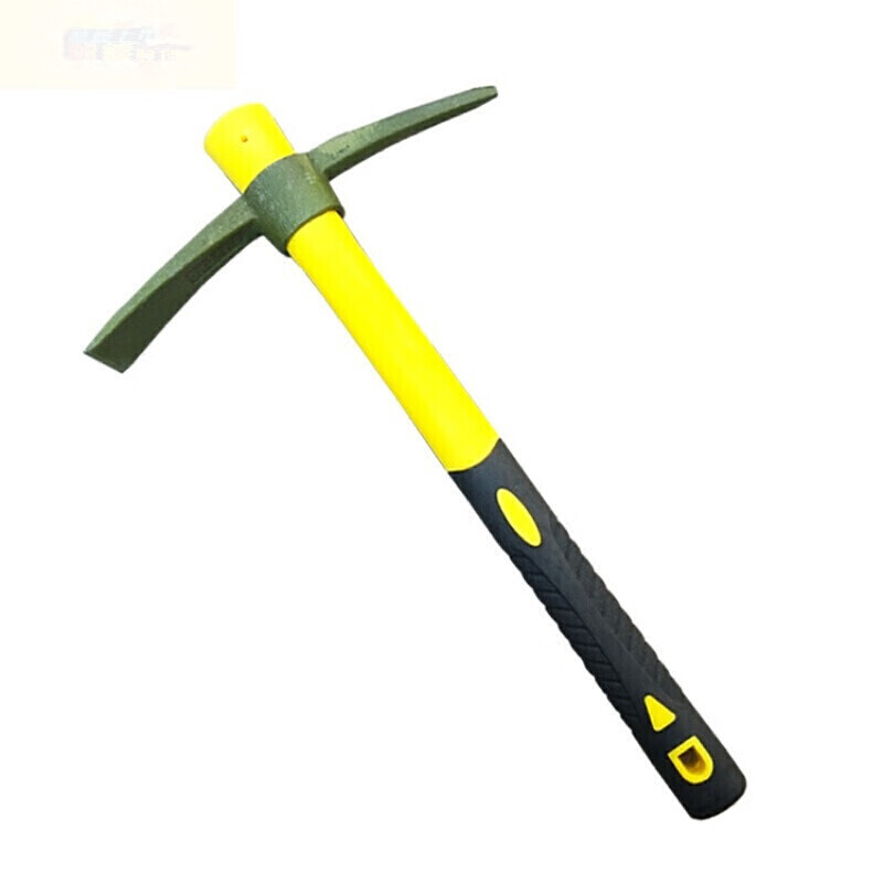 小锄头户外全钢纯钢挖树桩工具盆景小洋镐军工镐锰钢大号羊搞镐斧pvc