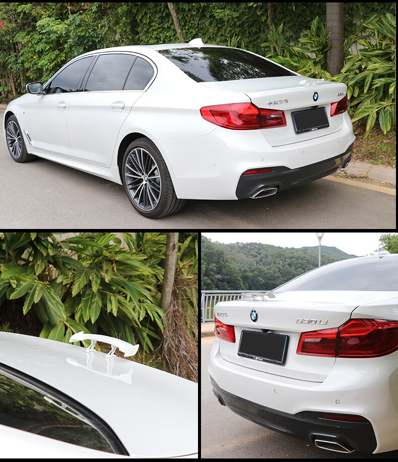 定制汽车迷你小尾翼改装个性通用碳纤纹mini跑车翼免打孔创意搞怪装饰