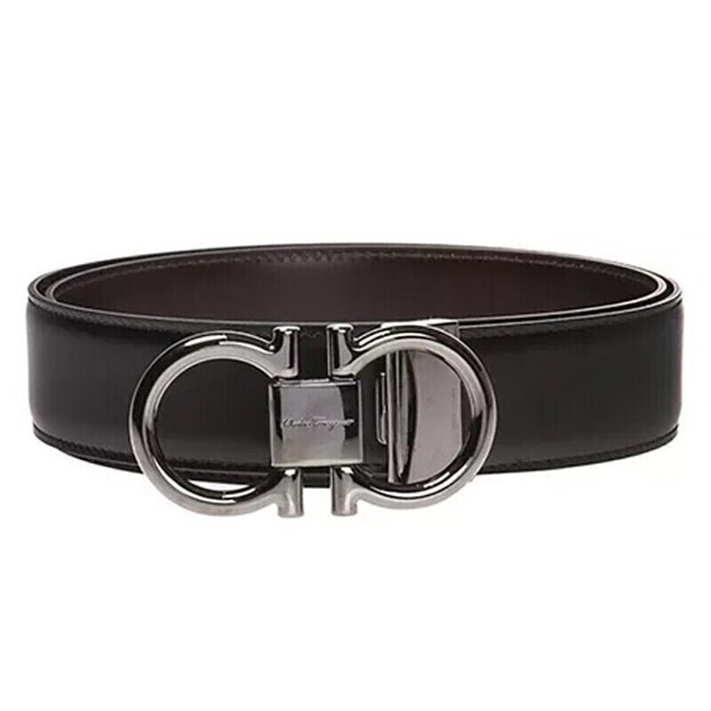 ferragamo菲拉格慕皮带男士牛皮双面使用板扣腰带110
