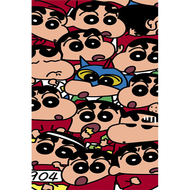 蜡笔小新二次元diy解压木质拼图卡通动漫1000片成人儿童拼图玩具可