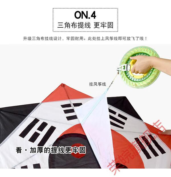 风筝风筝2022年新款大人专用立体3d八卦大型微风易飞线轮长尾六好风筝