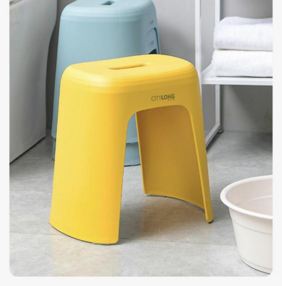 禧天龙凳子 禧天龙塑料凳塑料中凳子家用凳中高凳凳子加厚浴室凳矮凳