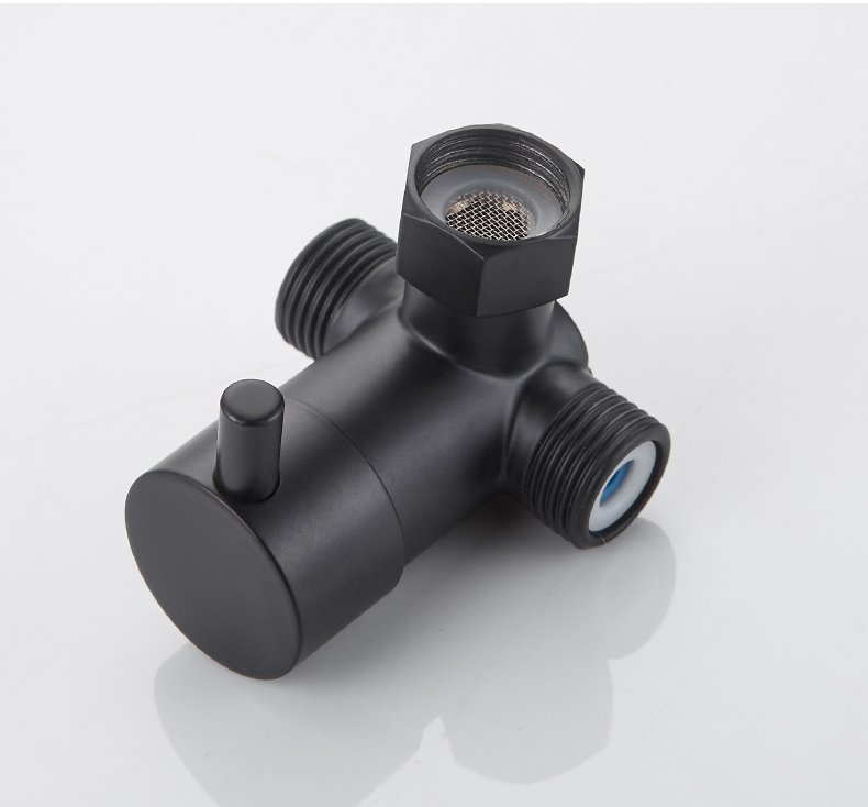 赣源 热水器分水器混水阀铜二进一出分水器切换阀转换阀热水器小厨宝