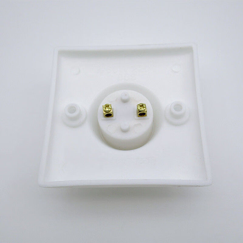 86型明装灯座陶瓷芯螺口灯座e27螺旋口灯头家用灯泡底座方形灯座 方形