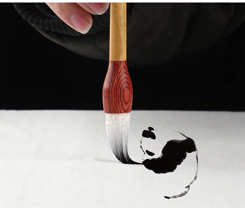 皇狼御笔西江月蒜头兼毫毛笔套装短锋胖头笔狼毫湖笔专业成人大中小