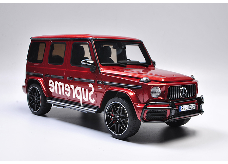 奔驰大g模型 限量车模 2019款奔驰g63 amg gtspirit原厂1:18 大g 仿真