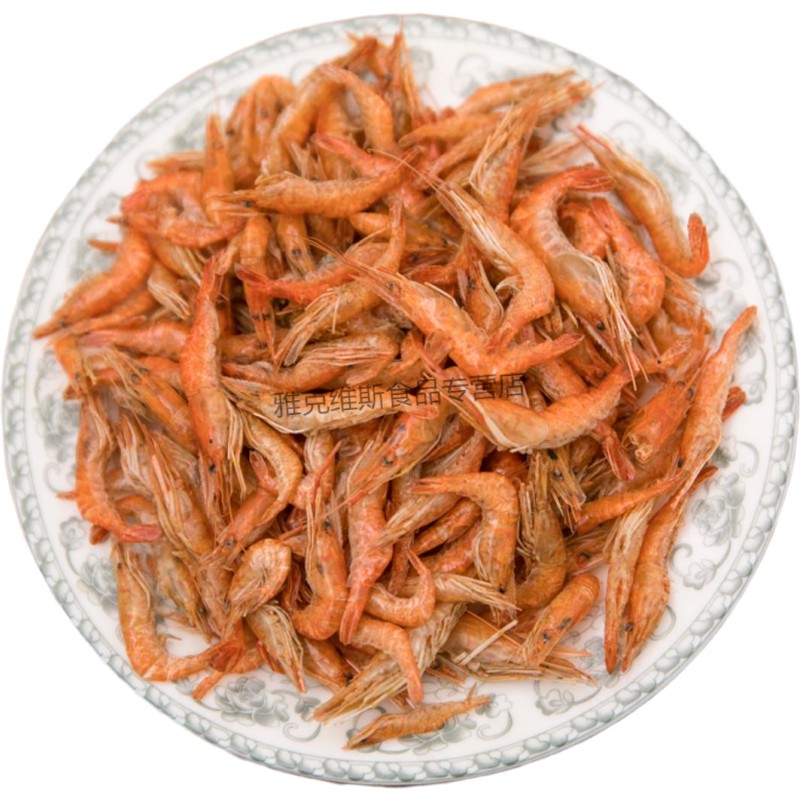 河虾小虾干虾米大运河淡水渔家生晒小干虾 小河白虾干100g【图片 价格