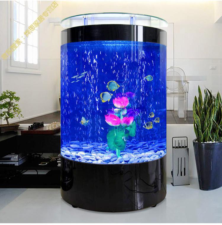 加厚鱼缸背景纸双面蓝色玻璃贴膜透光不透明防刮防水耐磨底部贴纸可狄