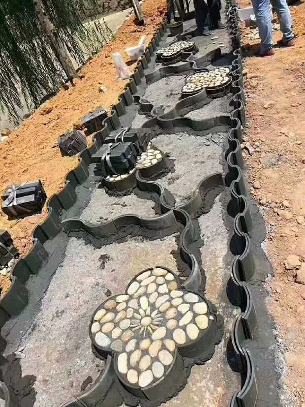 订制小青瓦瓦片仿古拼花装饰立瓦条铺地青瓦窗花拼花墙青瓦片屋顶