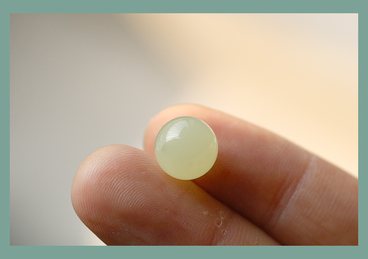 朴春天然和田玉珠子黄口散珠单颗柠檬黄黄玉玉石圆珠文玩手串配珠单珠