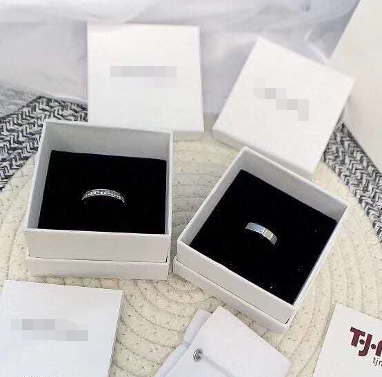 小ck新情侣戒指一对满天星 轻奢对戒 素戒指环男情人节送女友礼物 素