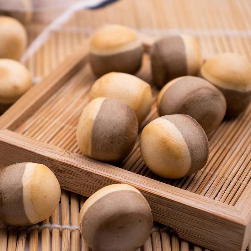 日式水泡饼永兴隆双色水泡饼干儿童零食小吃休闲饼干怀旧食品 水泡饼