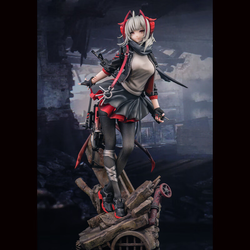 【官方品质】万代(bandai)明日方舟同款w白发红瞳二次元游戏周边美