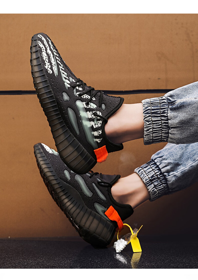 耐克nike大码男鞋椰子鞋2022秋季新款潮鞋软底潮流运动鞋飞织灰色透气