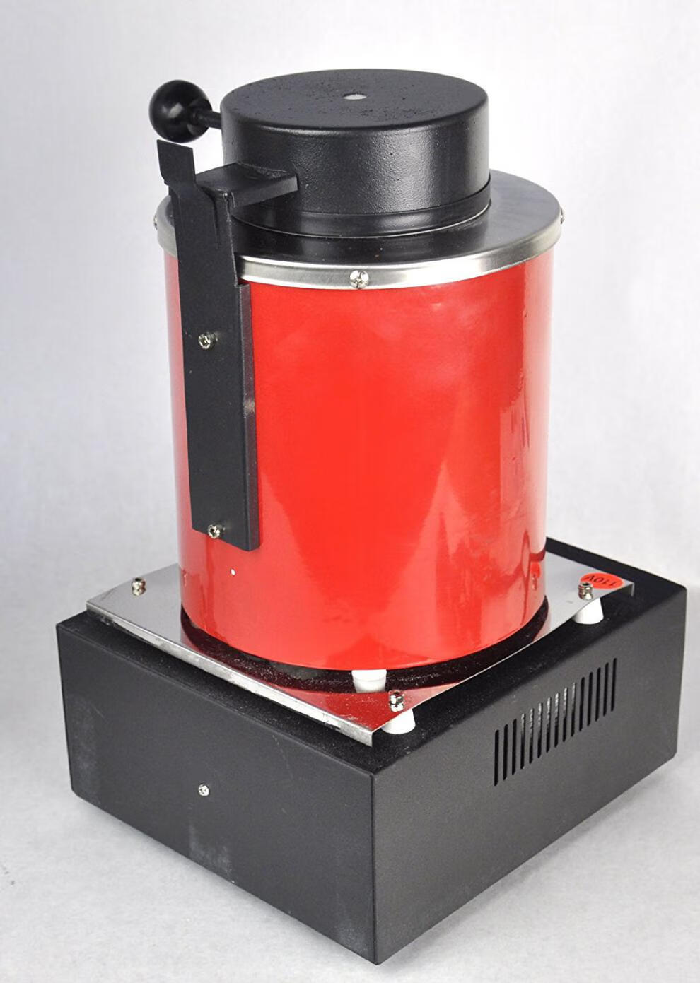 小型家用电熔金炉熔银炉耐高温熔炼设备数控液晶屏冶金属熔炉2kg黑色