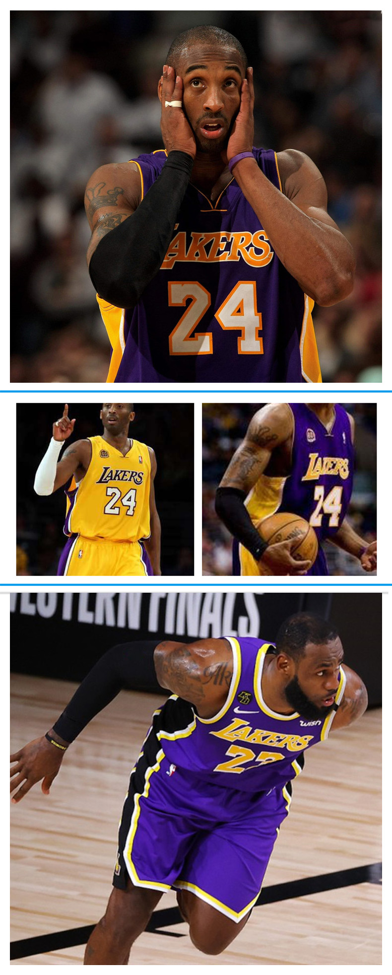 滕讯体育同款护臂男nba球星篮球护肘防晒透气袖套运动护具 白色1条 m