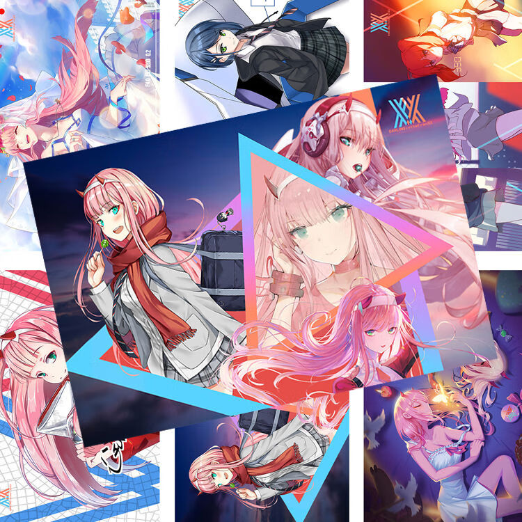 国家队海报darlinginthefranxx广02莓宿舍超大高清墙纸纸玫瑰国家队e