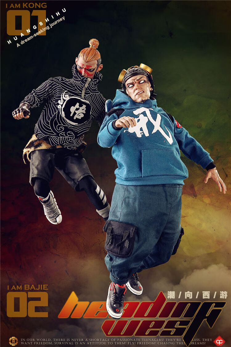 新年礼物flagset魂作16兵人模型潮向西游悟空八戒可动兵人中国风原创