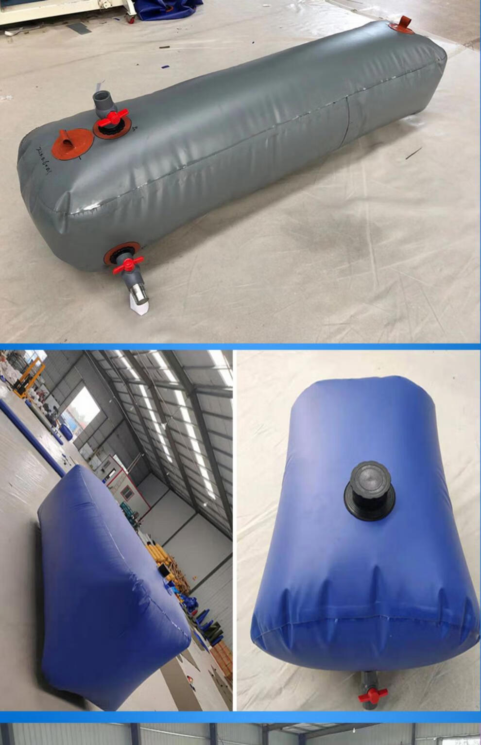 woug户外水袋大型桥梁预压水囊大容量户外农用抗旱水袋加厚可折叠便携