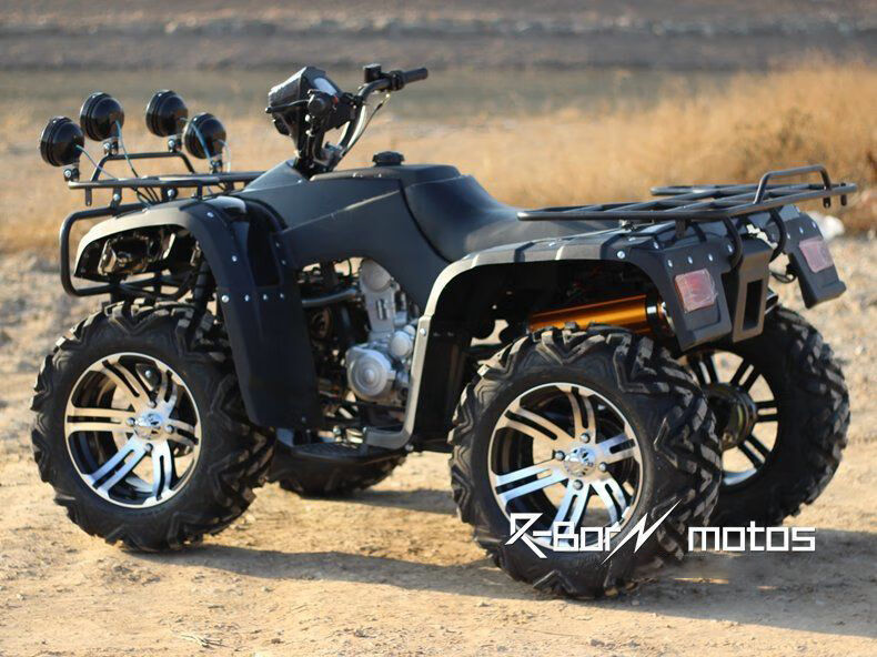 宗申250cc水冷带差速轴传动14寸大悍马沙滩车龙鼎四轮越野摩托车 红色