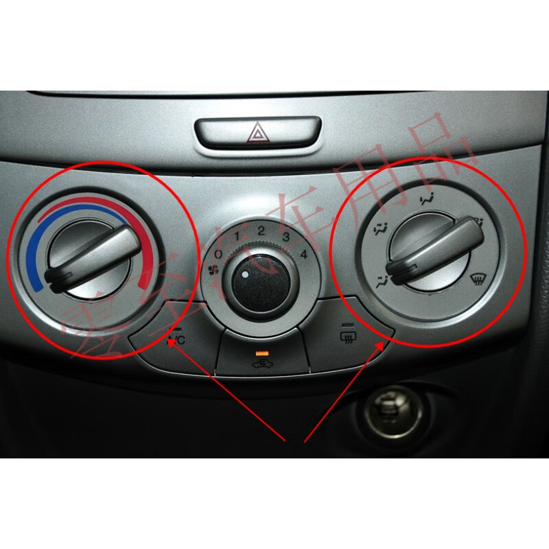 适用于雪佛兰新赛欧空调旋钮空调面板赛欧空调控制开关暖风开关 左边
