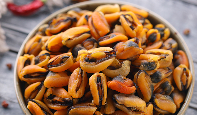 淡货500g海虹肉干贻贝青口肉山东特产淡菜干中号500g