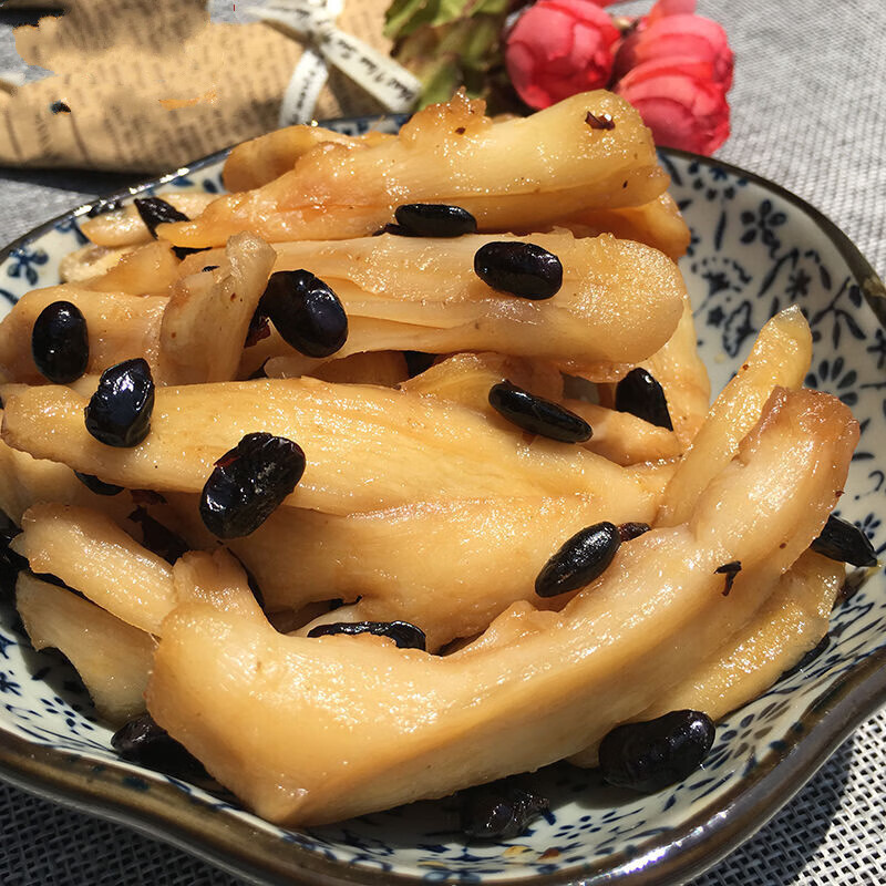 豆豉姜腌制糖醋嫩生姜农家自制下饭菜酸甜味零食江西宜春特产豆豉姜