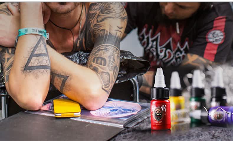 指尖跳 绣龙纹身色料套装全套文身墨水彩色黑刺青纹身器材 高光白*1瓶