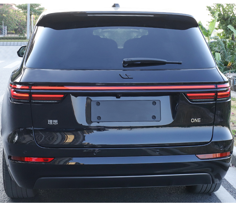 睿霸 适用于2021款理想one车标贴黑武士车窗饰条黑色升级外饰改装专用