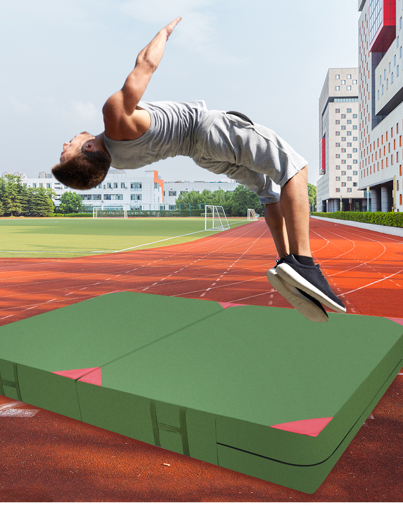 裕华庭轩 泡沫垫空翻体育垫子折叠加厚跳高海绵垫跆拳道垫训练舞蹈
