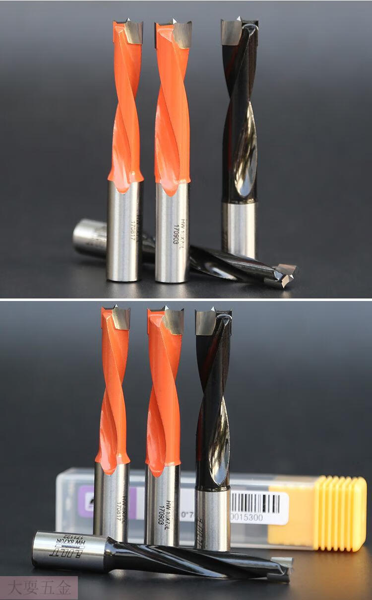 转头 钻头 木工排钻钻头合金木工排钻刀钻机开孔器三合一铰链正反转头