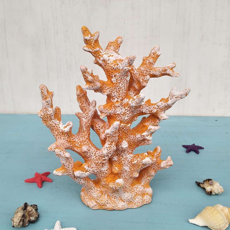 仿真树脂珊瑚水族玻璃鱼缸地台装饰造景玄关酒柜家居海鲜店铺摆件