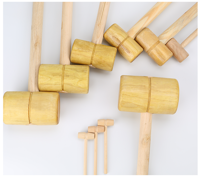木锤小木锤圆头木锤子木工实木木槌家用木榔头手工木头锤敲击工具