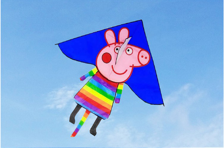 风筝儿童小猪佩奇潍坊2021年新款小猪佩奇一家佩琪乔治风筝儿童专用