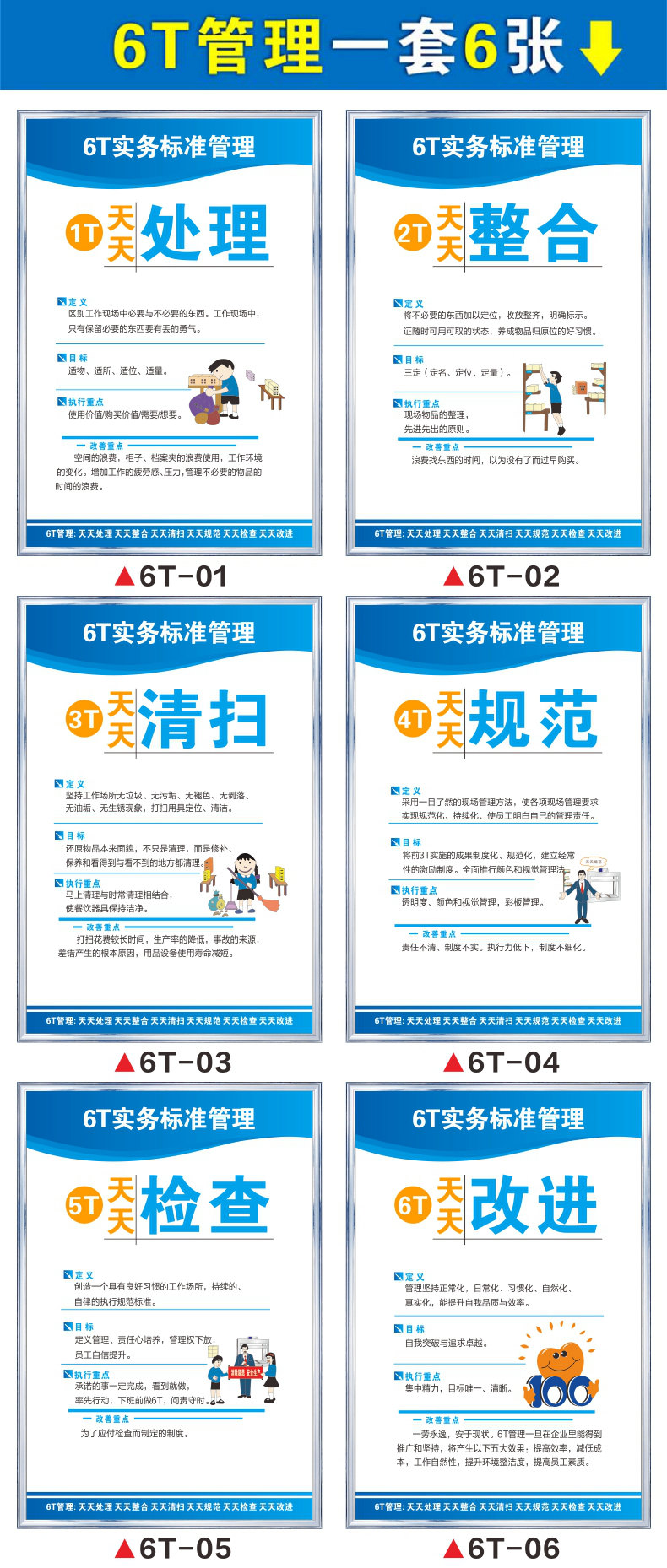 4d厨房管理制度条例学校企业酒店餐饮食堂餐厅墙贴纸食品安全卫生检查